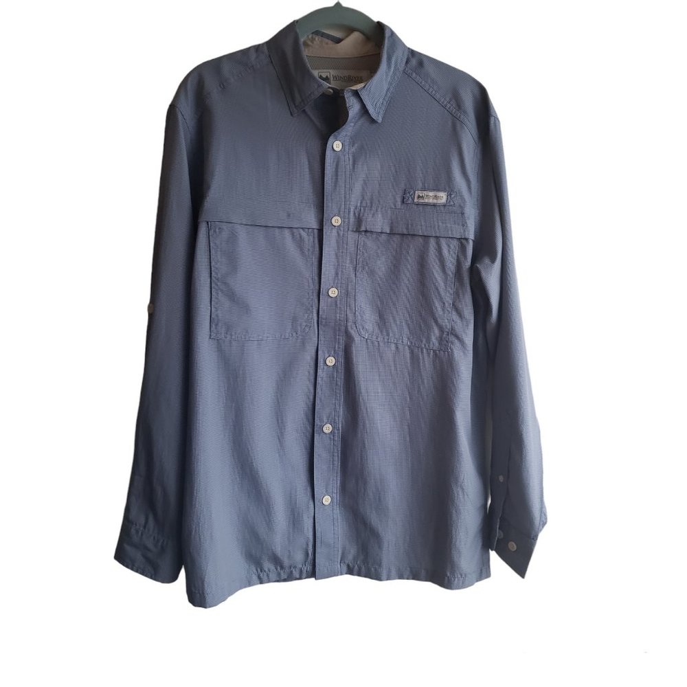 Men’s WIND RIVER OUTFITTING CO. Outdoor Lightweight Vented Long SLV Button Shirt